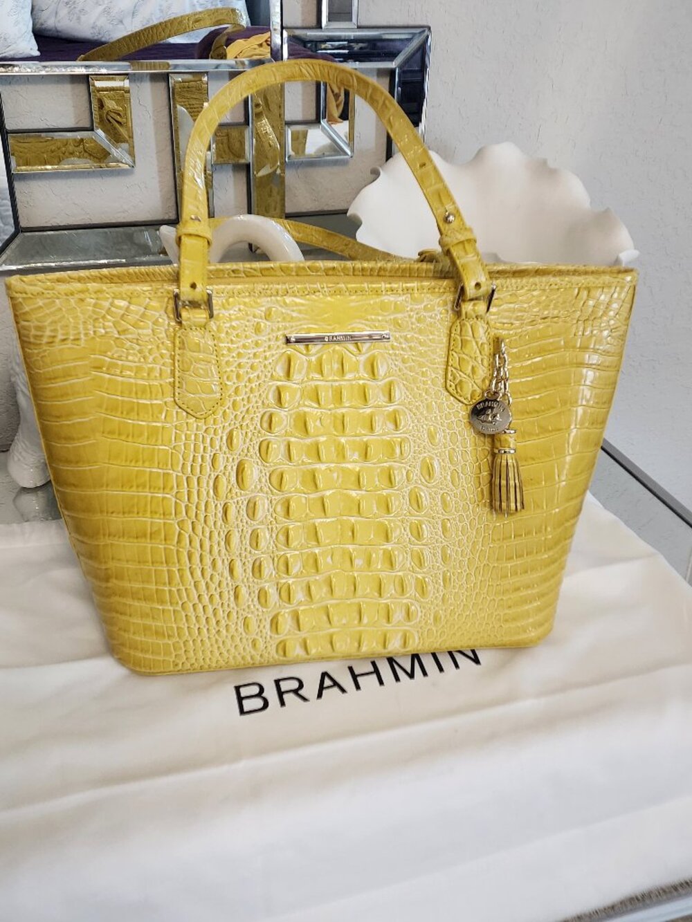 Brahmin Sunflower Medium Asher